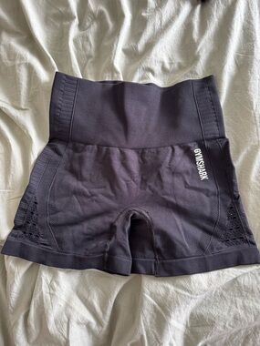 Gymshark Black High-Waist Seamless Women's Shorts